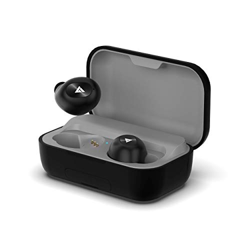 Boult Audio AirBass PowerBuds True Wireless Earbuds with Fast Charging & 155 Hours Hotal Playtime, Touch Controls, IPX7 Waterproof, Reverse Charging for Mobile Phones and Type C Port (Black)