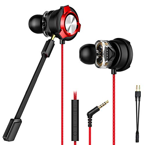 CLAW G11 Dual Driver Gaming Earphones (Red)