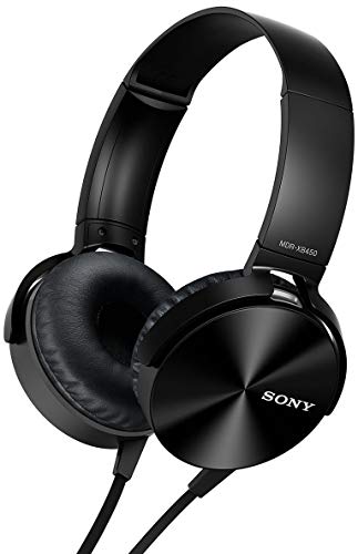 Sony MDR-XB450 On-Ear EXTRA BASS Wired Headphones (Black)