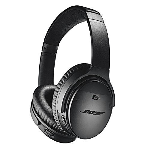 Bose QuietComfort 35 II Wireless Bluetooth Headphones, Noise-Cancelling, with Alexa voice control – Black